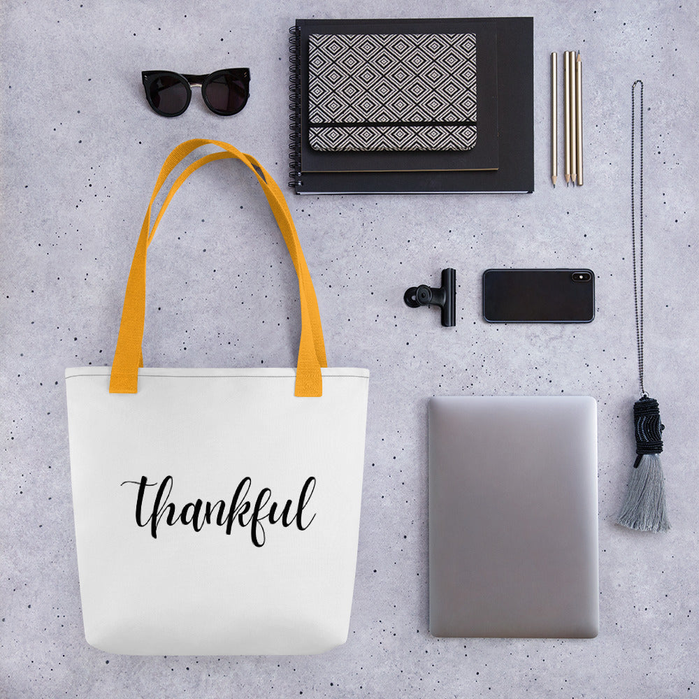 Thankful Tote Bag - Inspirational Expressions