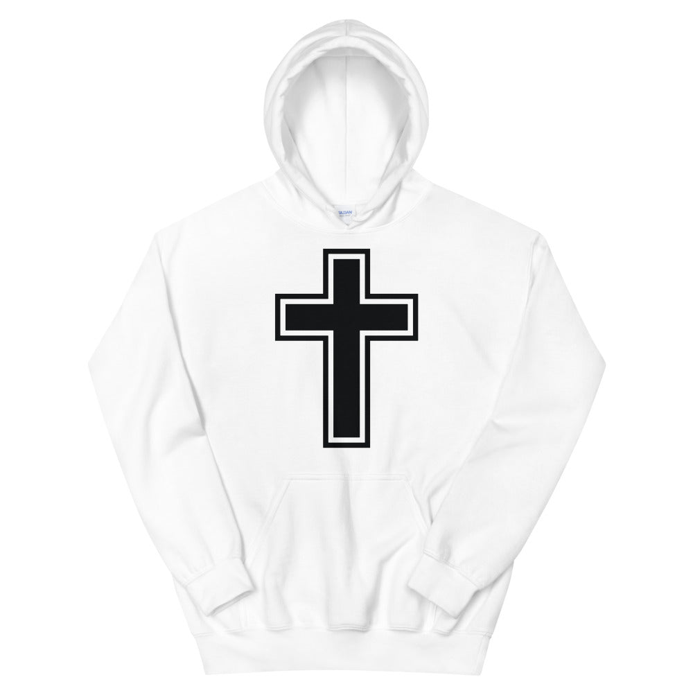 Cross Black Unisex Hoodie - Inspirational Expressions