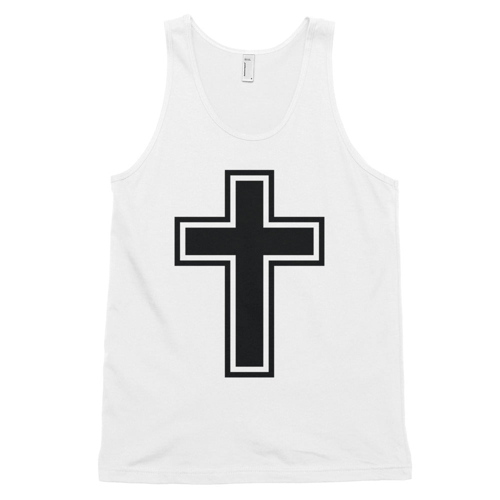 Cross Black Unisex Classic Tank Top - Inspirational Expressions