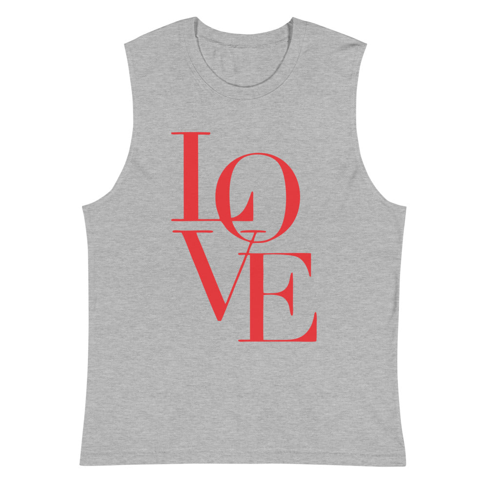 LOVE Unisex Muscle Shirt - Inspirational Expressions