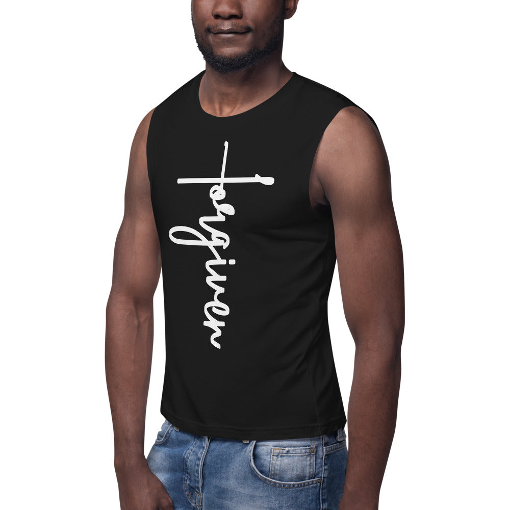 Forgiven Muscle Shirt - Inspirational Expressions
