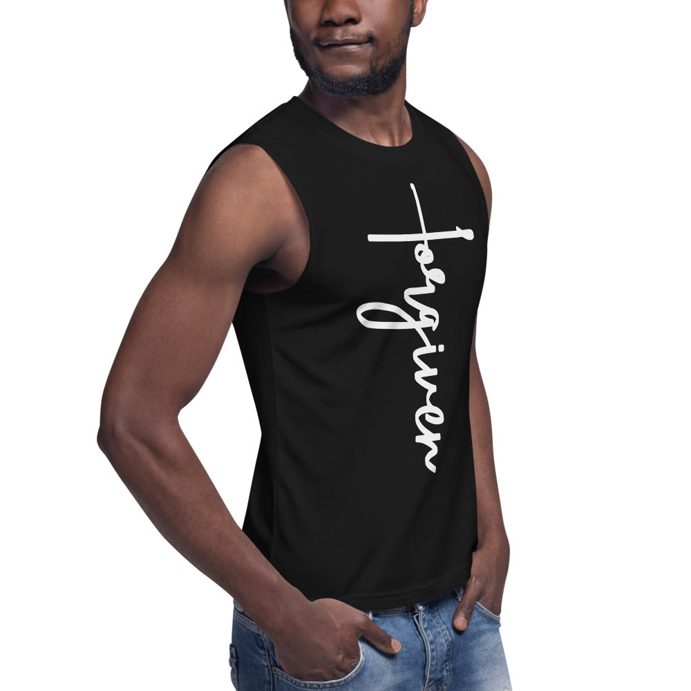 Forgiven Muscle Shirt - Inspirational Expressions