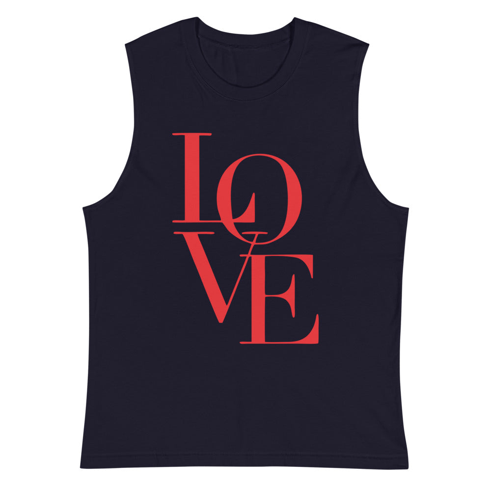 LOVE Unisex Muscle Shirt - Inspirational Expressions
