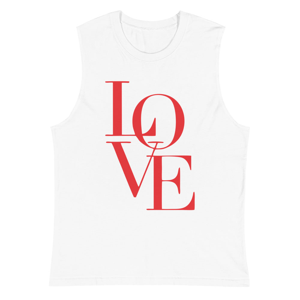 LOVE Unisex Muscle Shirt - Inspirational Expressions