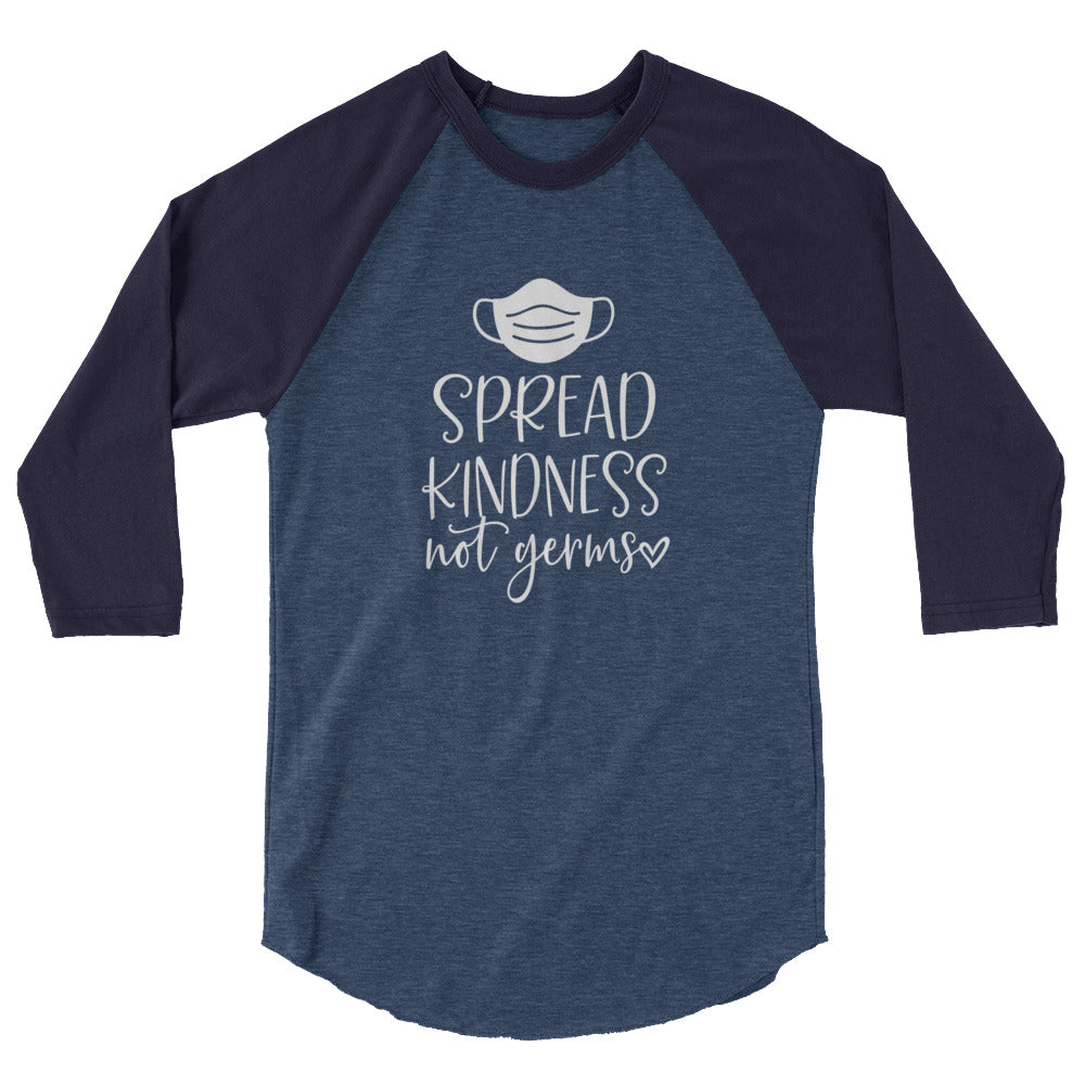 Spread Kindness 3/4 sleeve Raglan Shirt - Inspirational Expressions 
