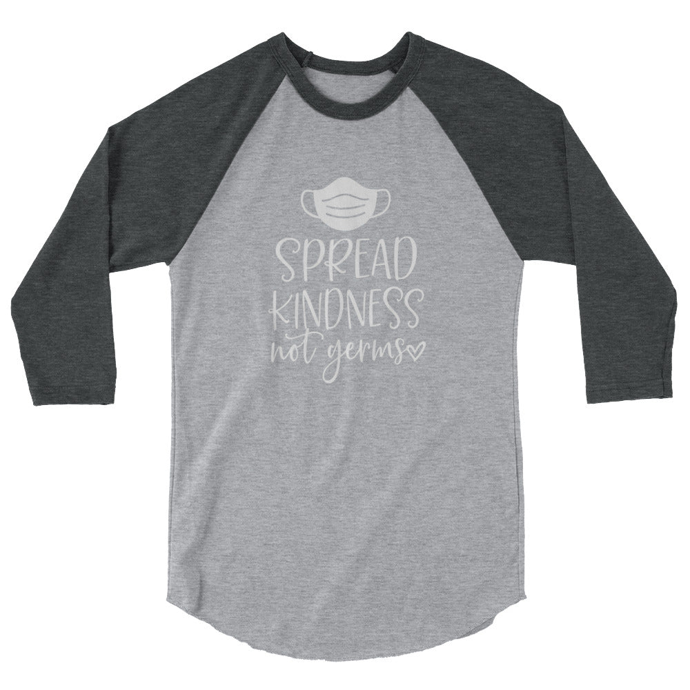 Spread Kindness 3/4 sleeve Raglan Shirt - Inspirational Expressions 