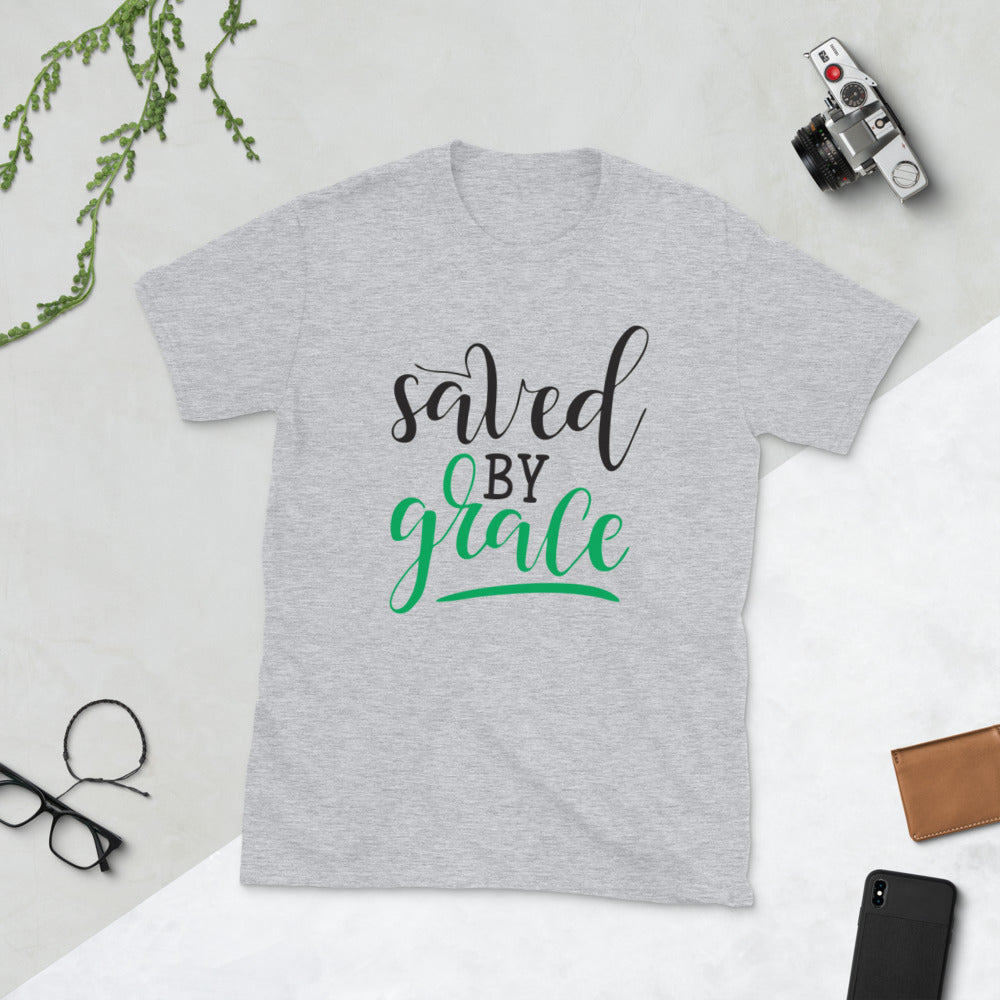 Saved By Grace Unisex T-Shirt - Inspirational Expressions 