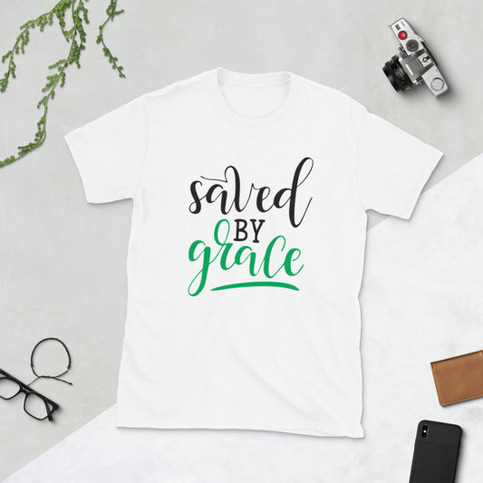 Saved By Grace Unisex T-Shirt - Inspirational Expressions 