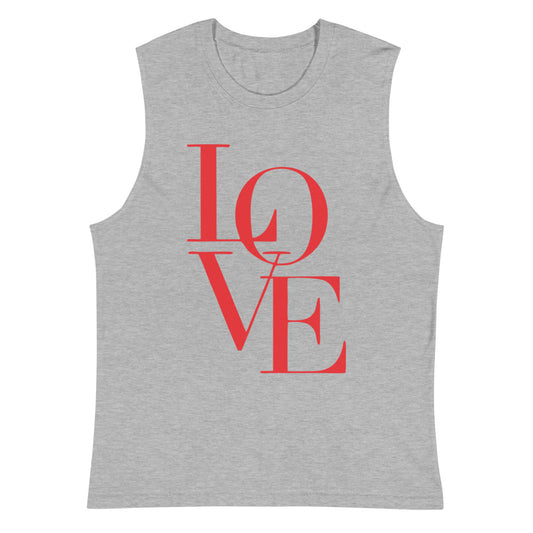 LOVE Unisex Muscle Shirt - Inspirational Expressions 